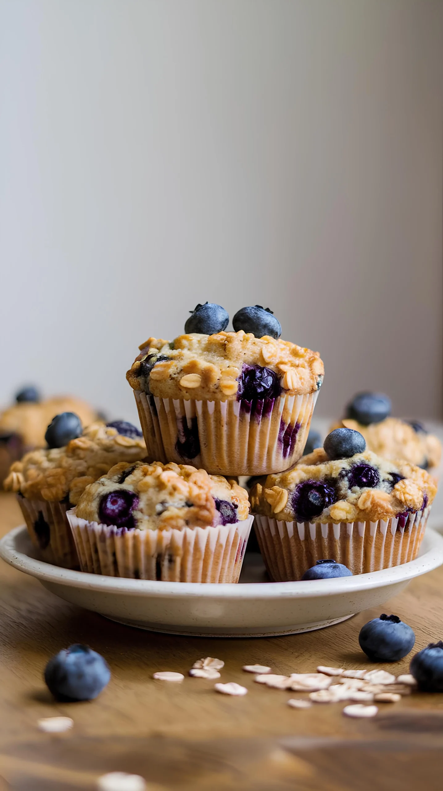 Blueberry Oatmeal Muffins { 40 minutes } 4 blueberry-oatmeal-muffins
