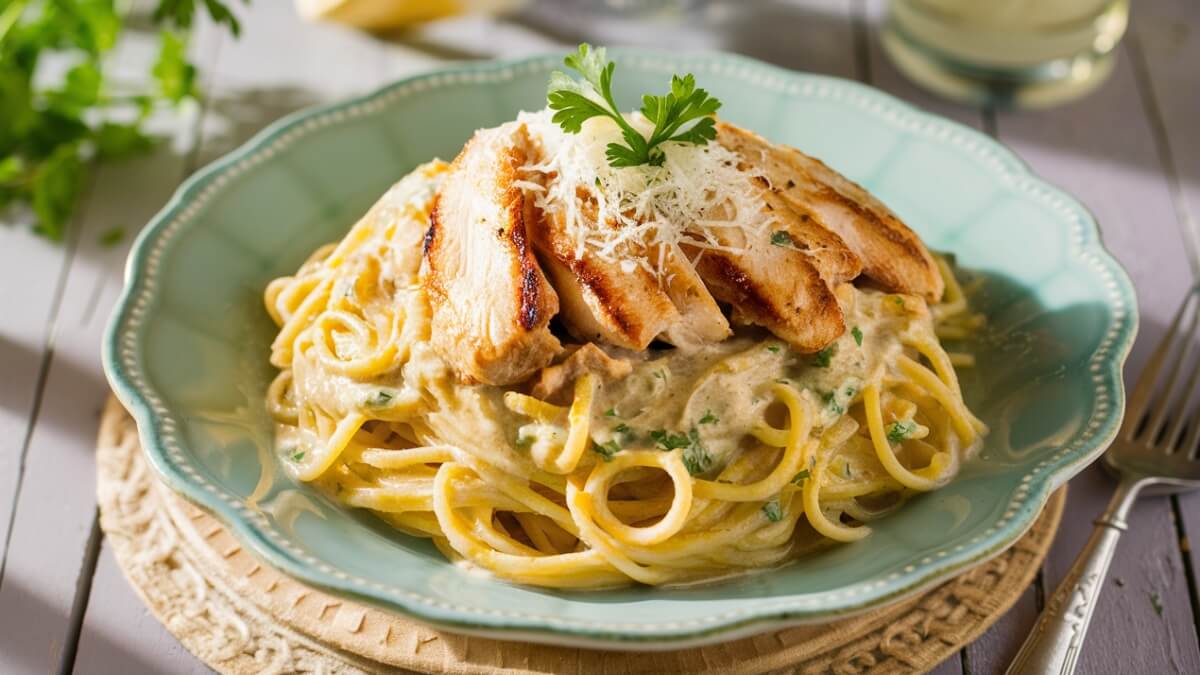 Garlic-Parmesan-Chicken-Pasta