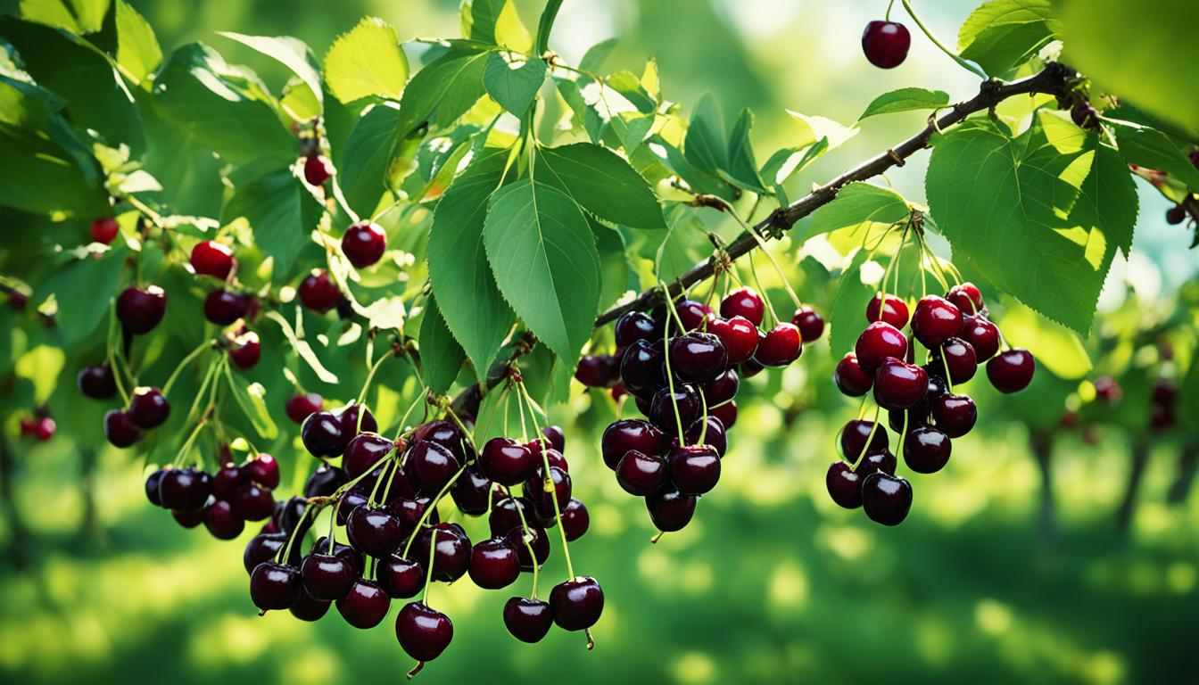 dark-red-cherries-hanging-from-a-branch