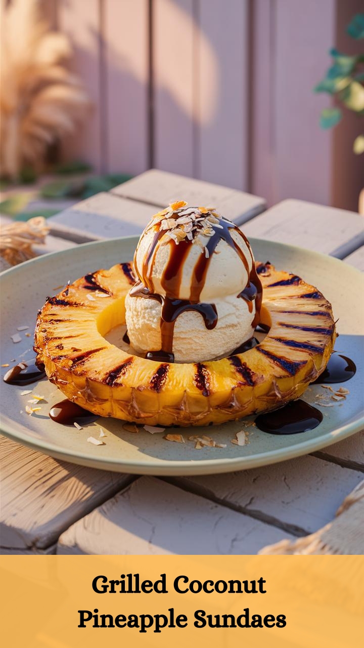 grilled-pineapple-sundaes