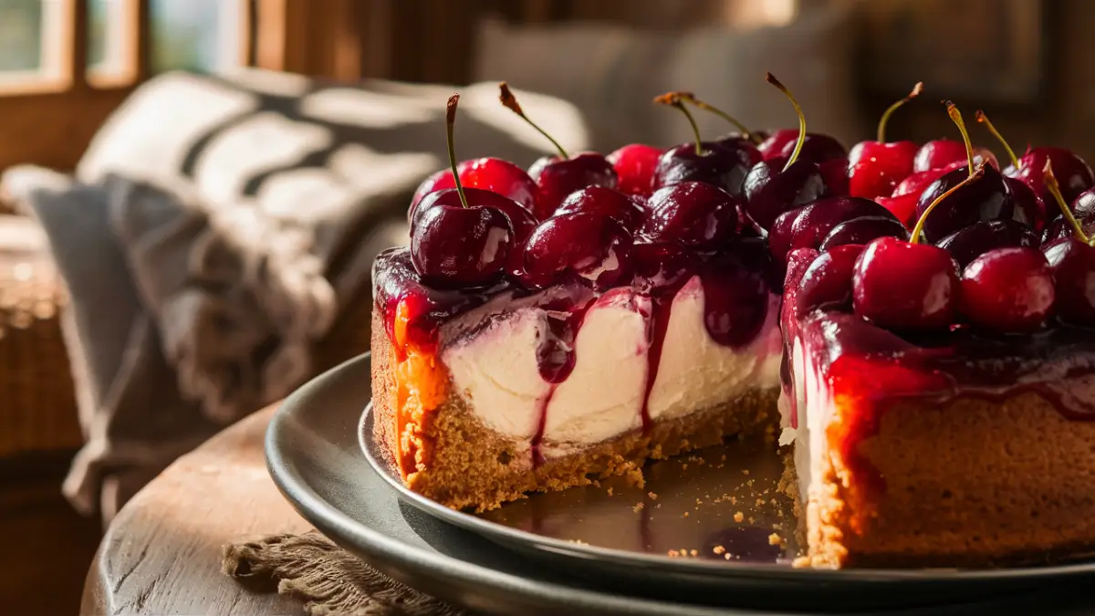 no-bake-cherry-cheesecake