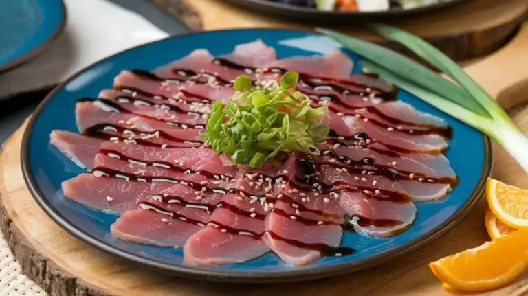 A-beautifully-plated-Tuna-Carpaccio-dish-feautred-img