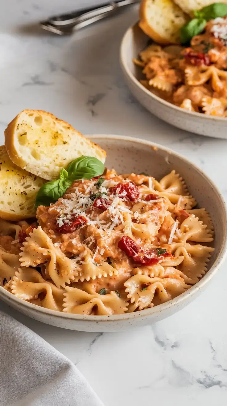 marry-me-pasta-garlic-bread